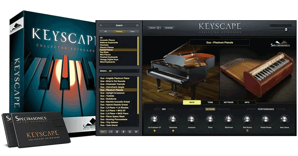 KEYSCAPE【Spectrasonics】の最新セール情報＆使い方・特徴・レビュー