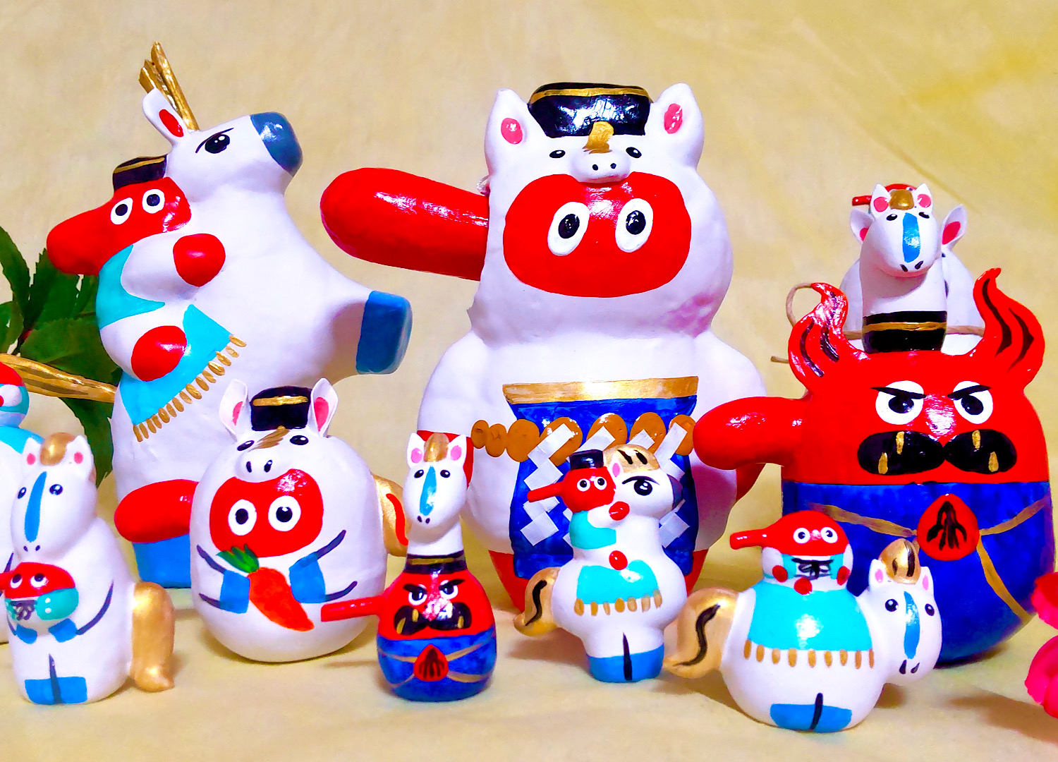 皆さん、今年もおつかれさ馬でした。遠州天狗屋の縁起物で来年も100万