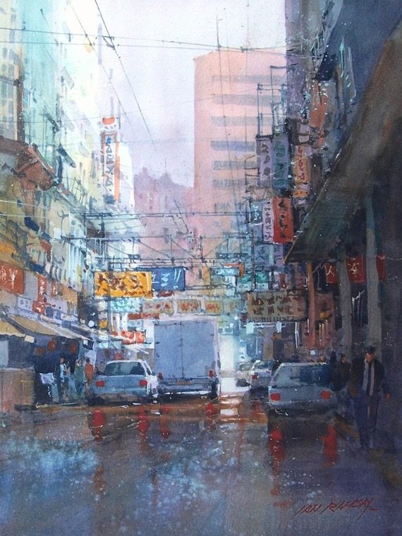 イングランド人から見た日本の水彩