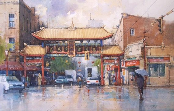 イングランド人から見た日本の水彩