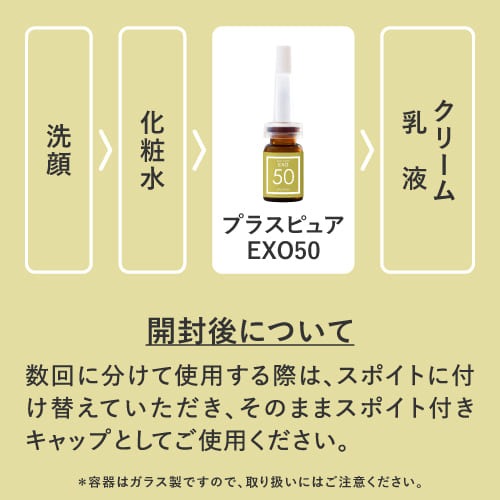 プラスキレイ プラスピュアEXO50 高濃度エクソソーム美容液