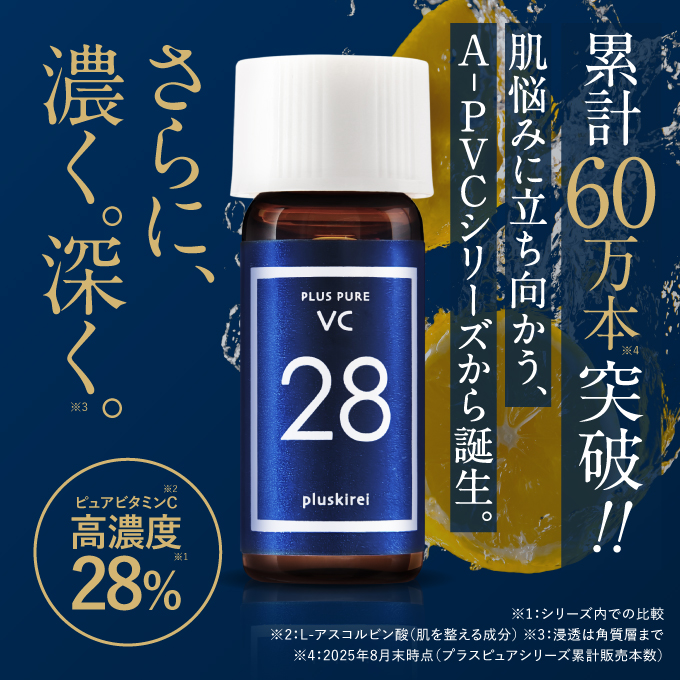 美容液 高濃度ピュアビタミンC28%以上 プラスピュアVC28ミニ 2ml