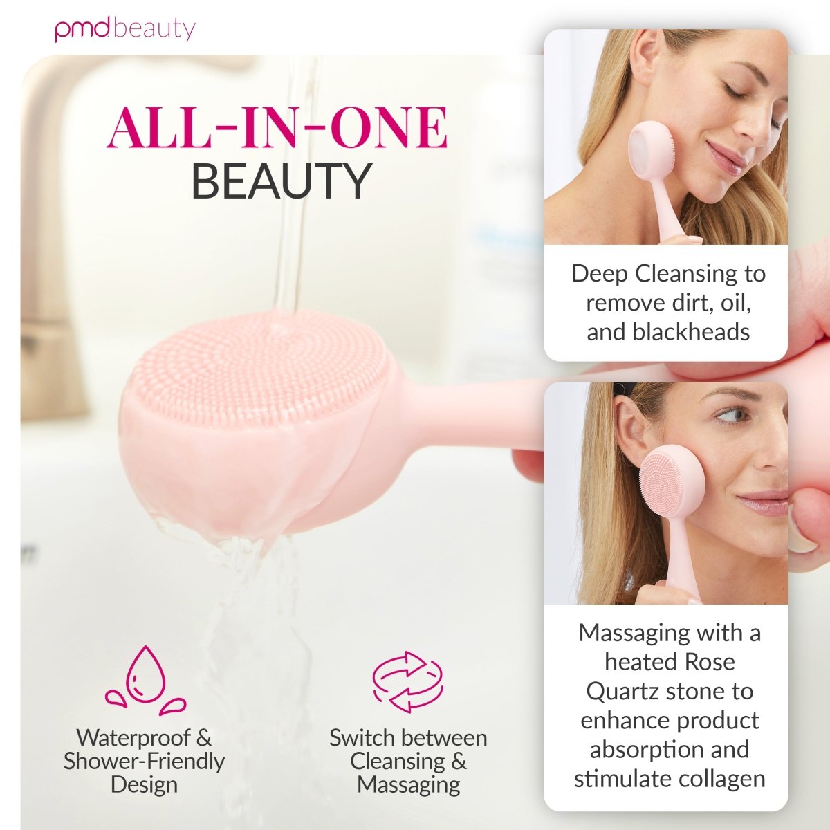 Rose Quartz Cleansing - PMD Clean Pro RQ | PMD Beauty