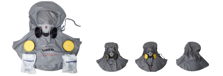 特殊災害（NBC災害）緊急避難用簡易防毒マスクセット | 送料無料