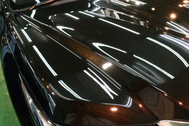 レクサスLX570（グラファイトブラックガラスフレーク）札幌市白石区