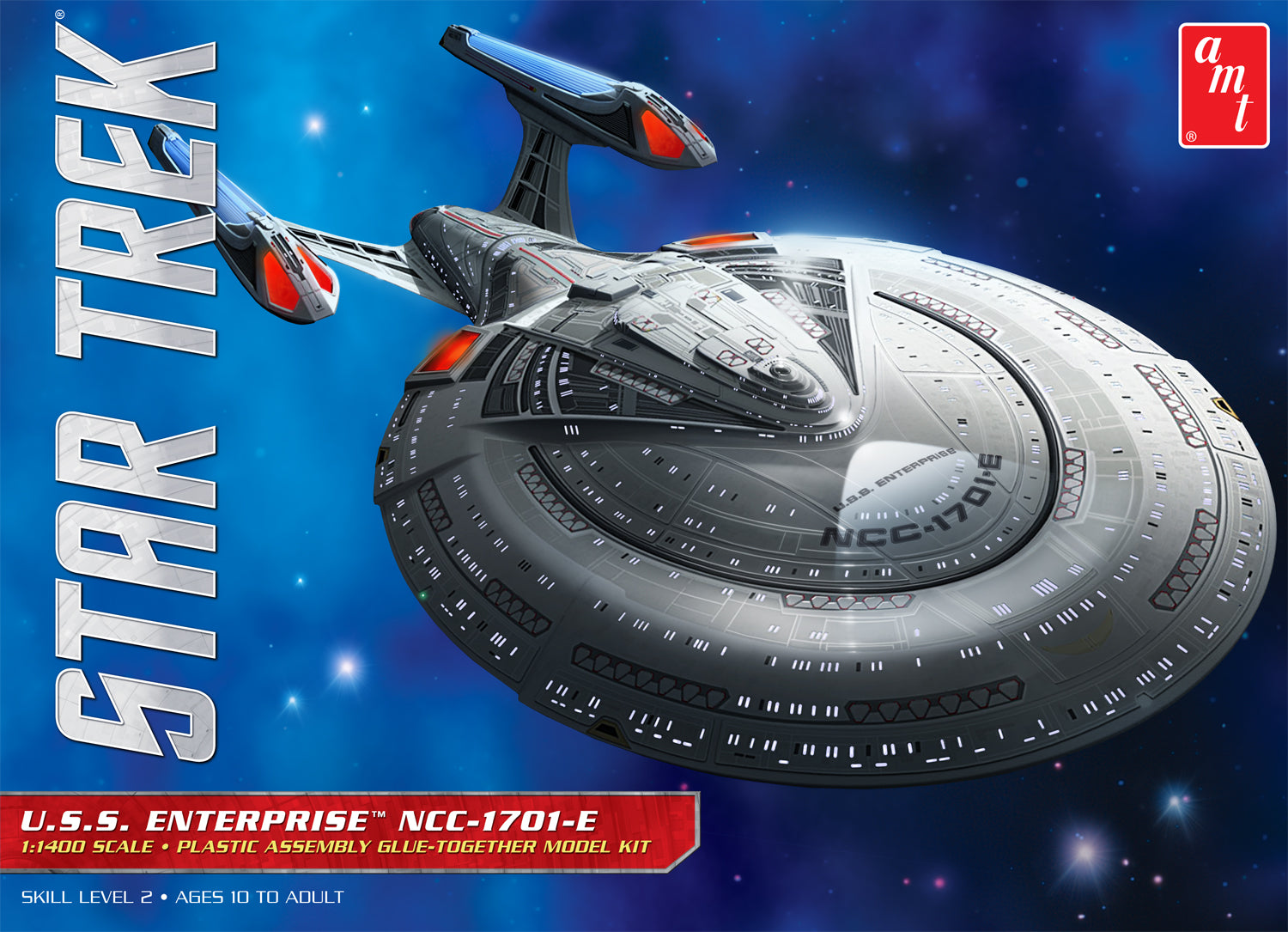 USS Enterprise NCC-1701-E 1:1400 Scale Model Kit | 853 | AMT