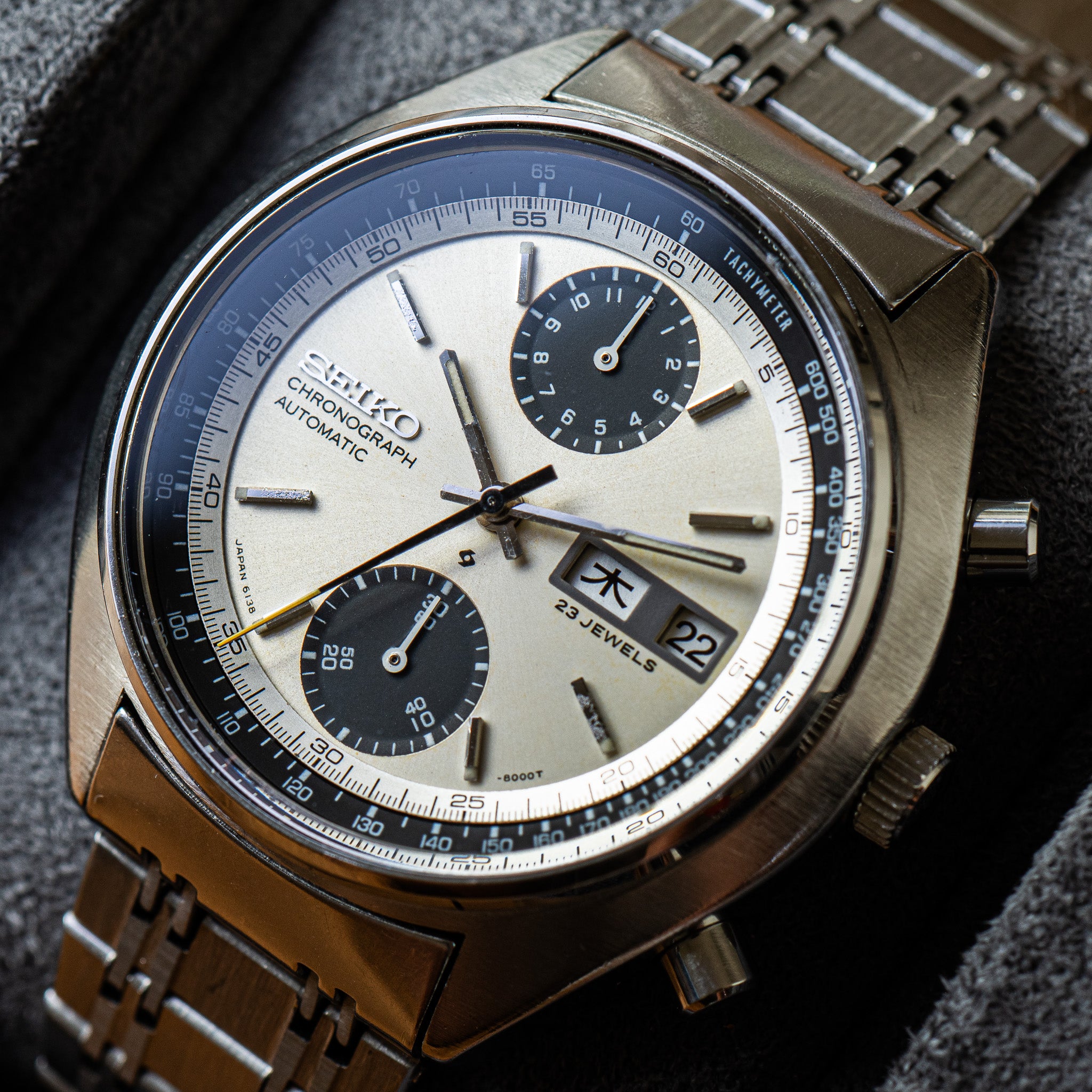 Seiko 6138-8000 Baby Panda – Provenance Watches