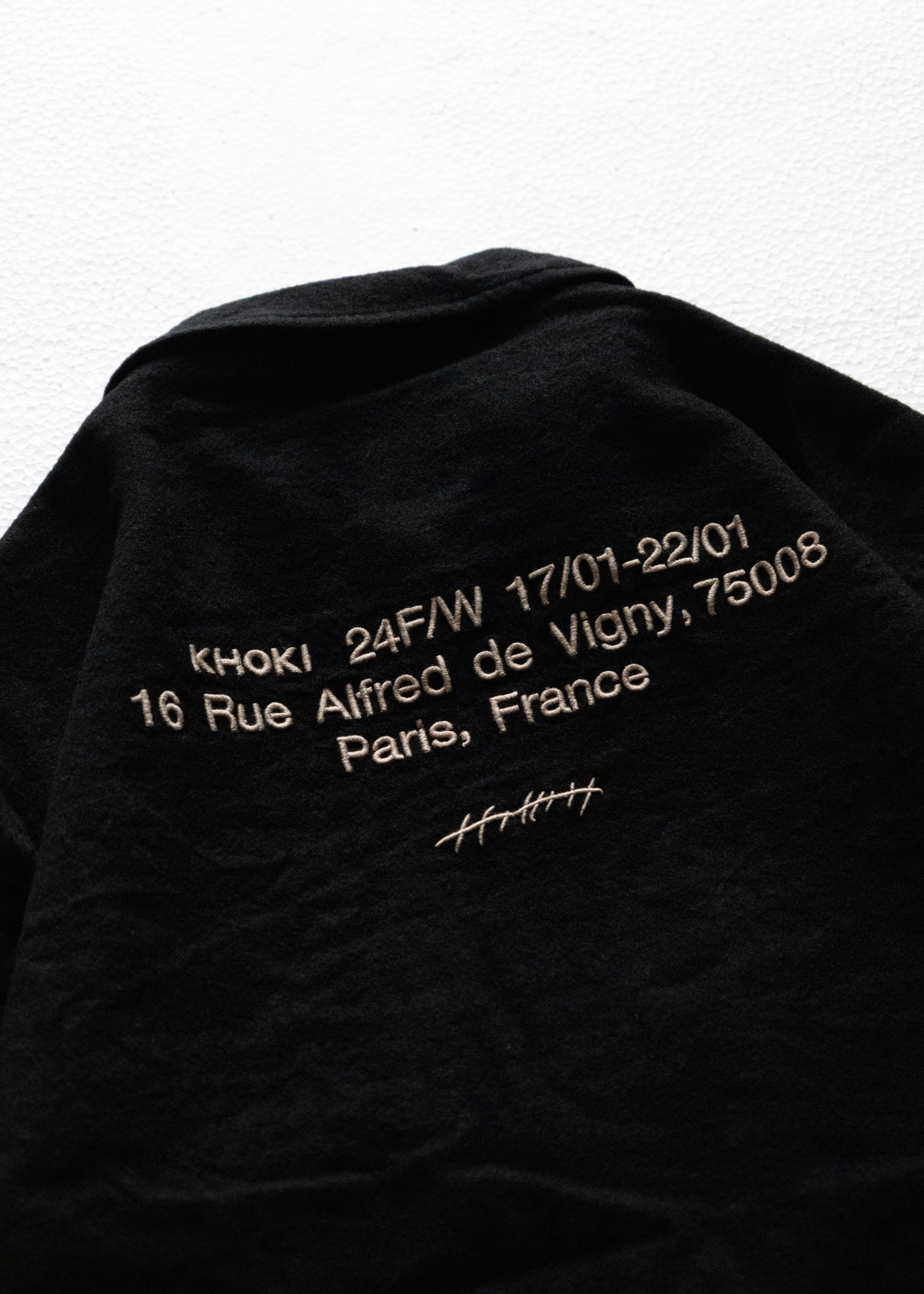 KHOKI（コッキ） Washed wool zip up jacket - 通販 – process