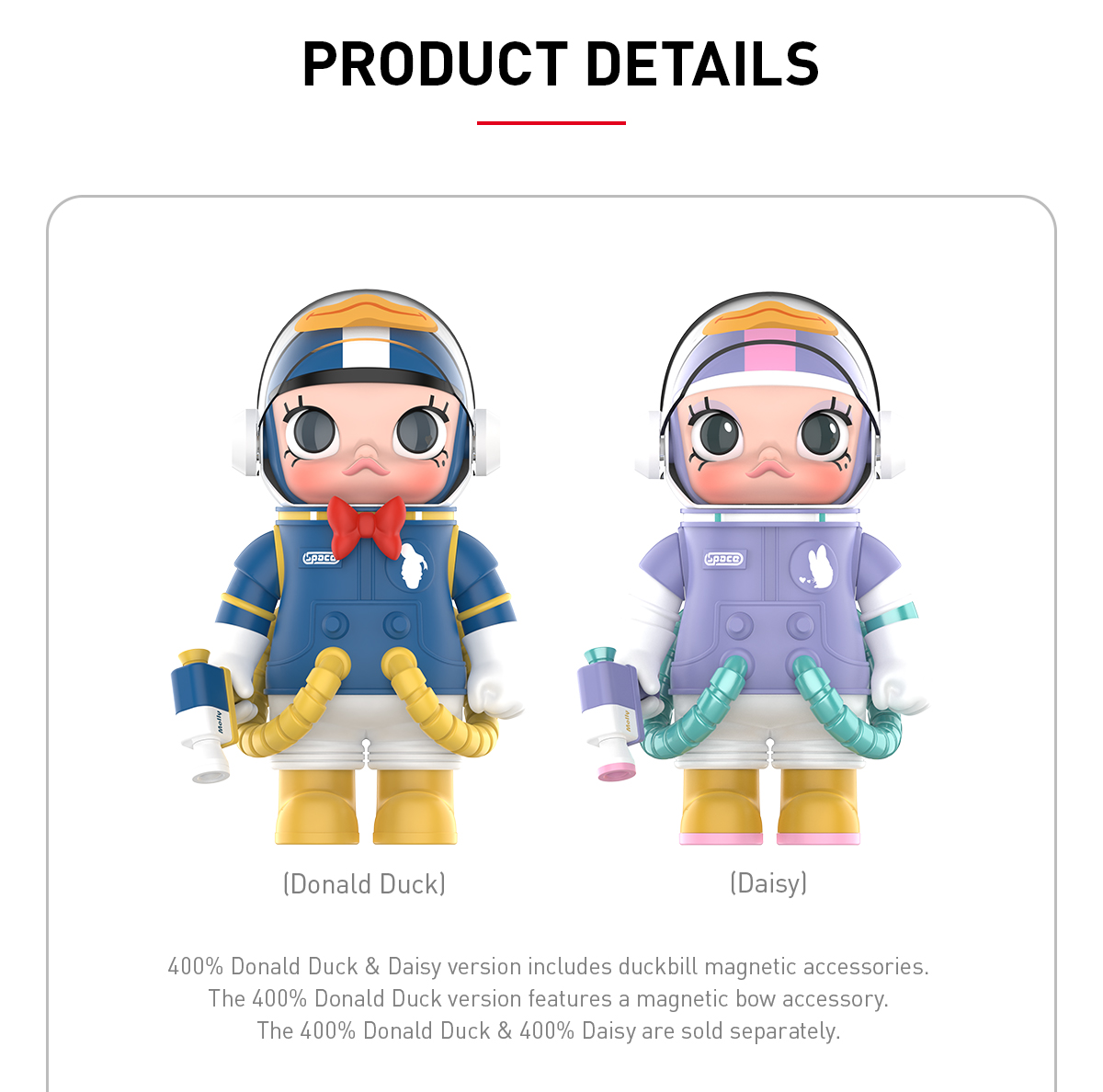 MEGA SPACE MOLLY 400% Donald Duck - POP MART (Australia)