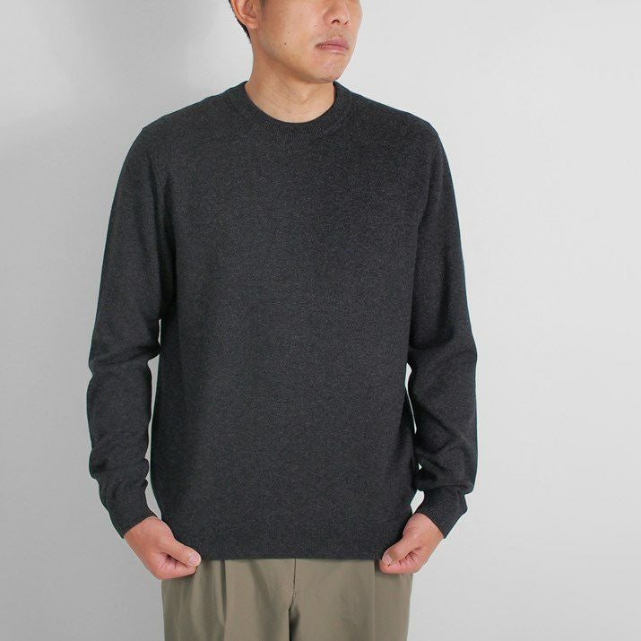 カシミヤ100％メンズクルーネックセーター | Milestone公式オンライン