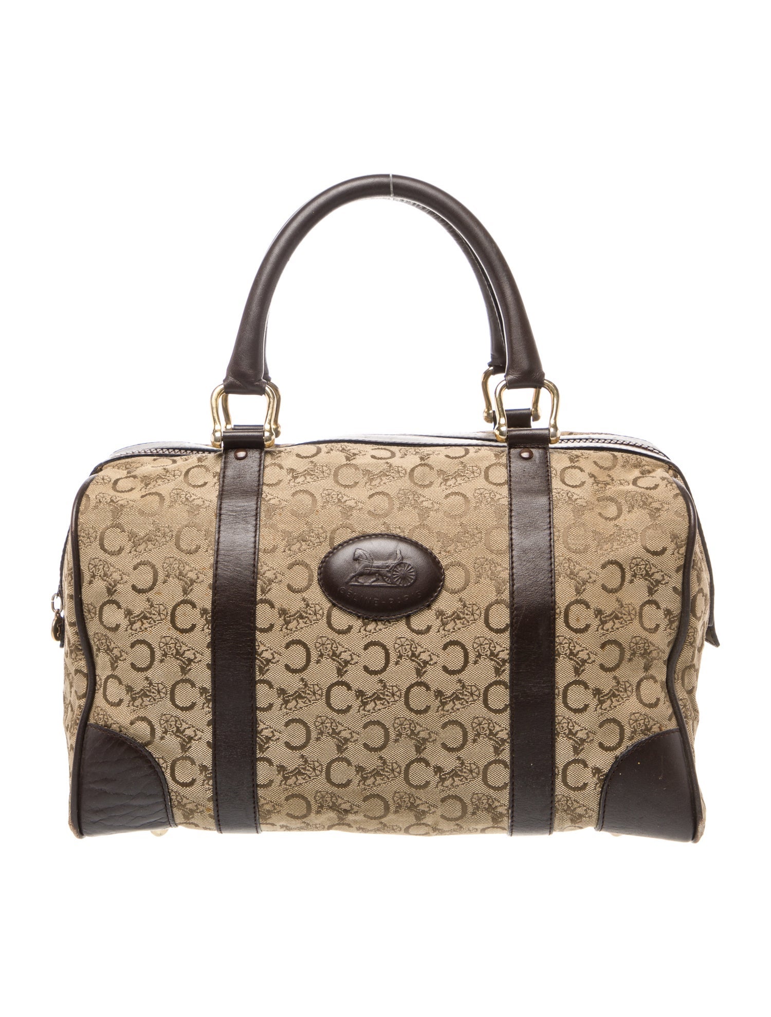 Gucci GG Crystal Babouska - Brown Handle Bags, Handbags