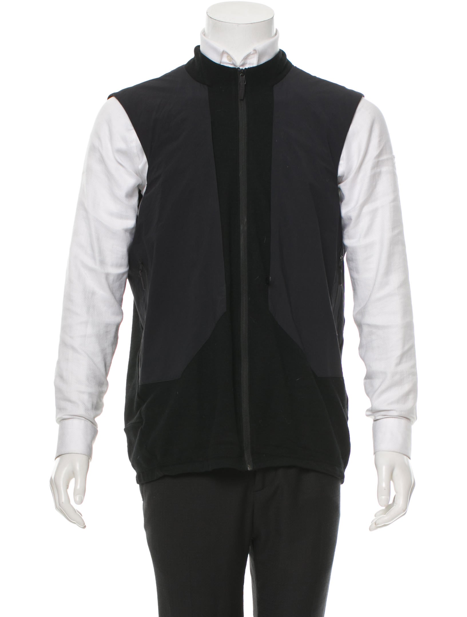 Arc'Teryx Veilance Paneled Woven Quoin Vest - Black Outerwear