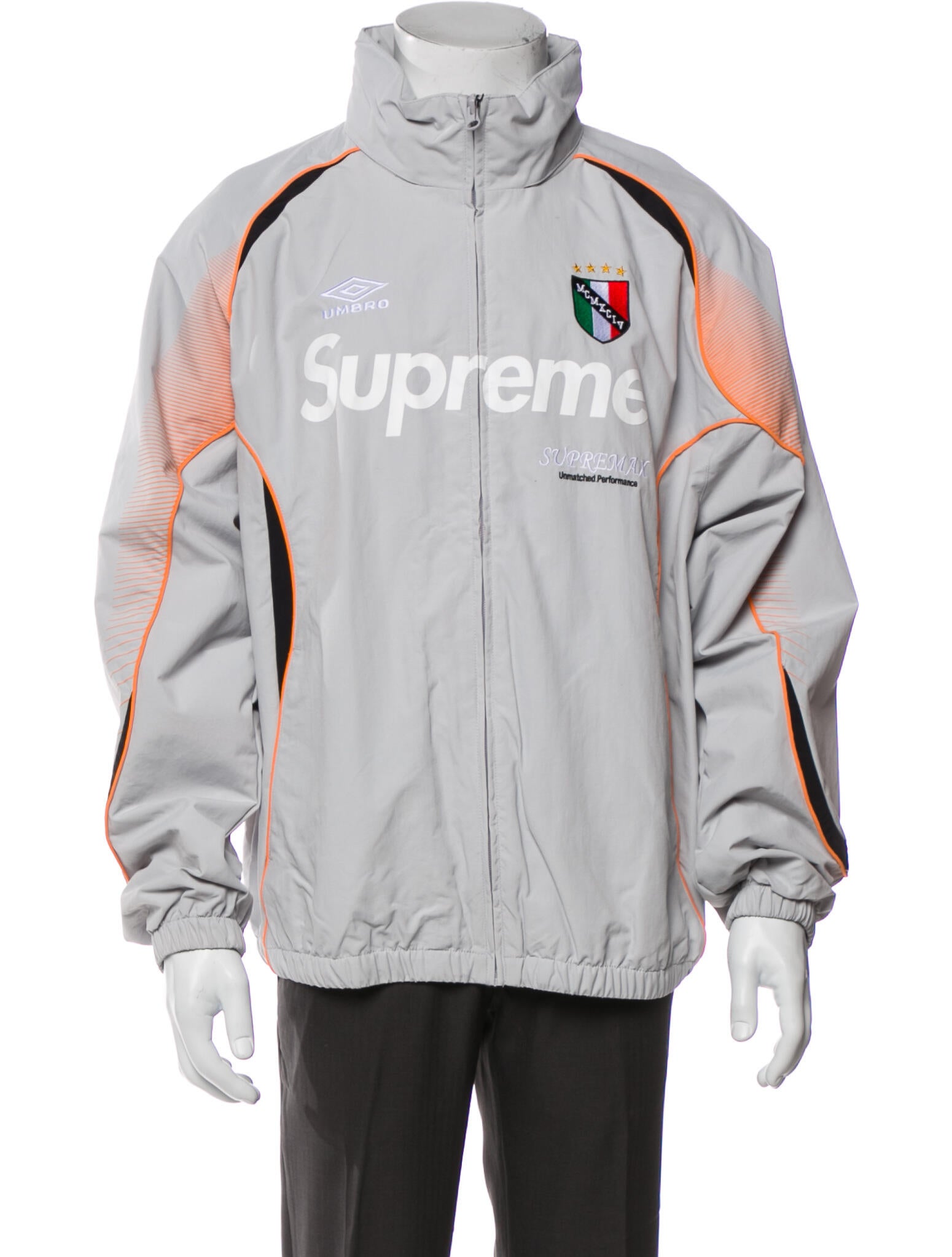 Supreme 2022 x Umbro Track Jacket w/ Tags - Grey Outerwear