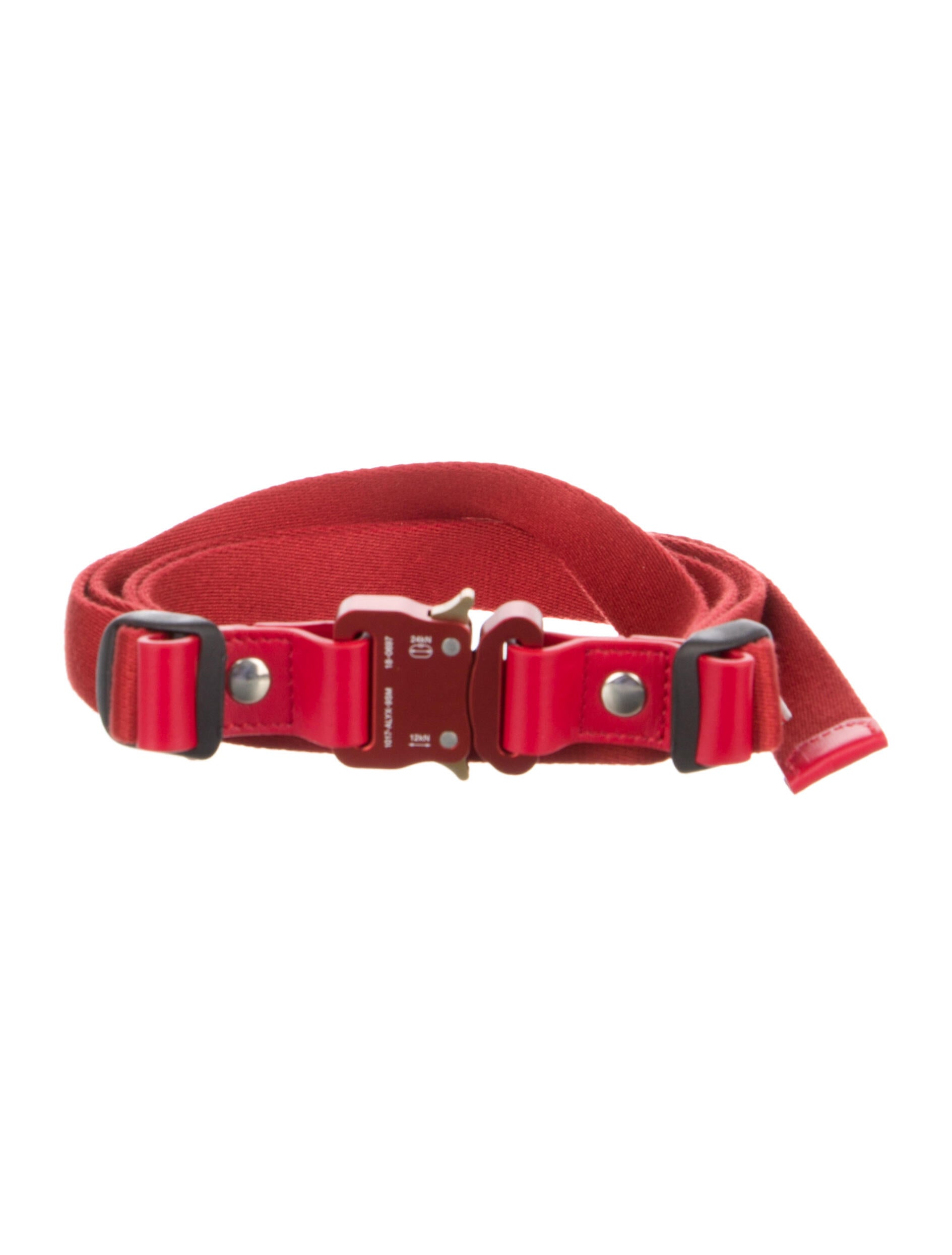 1017 Alyx 9SM Rollercoaster Skinny Belt - Red Belts, Accessories