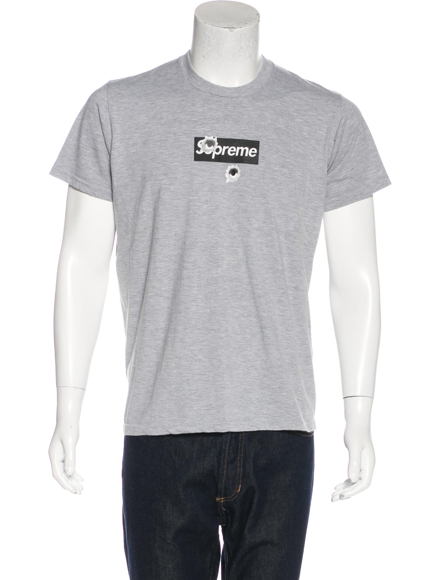 Supreme Nate Lowman & Shibuya Box Logo T-Shirt - White T-Shirts