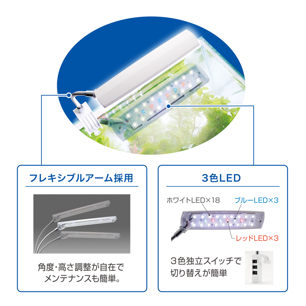 クリアLED アームカラー | ジェックス株式会社
