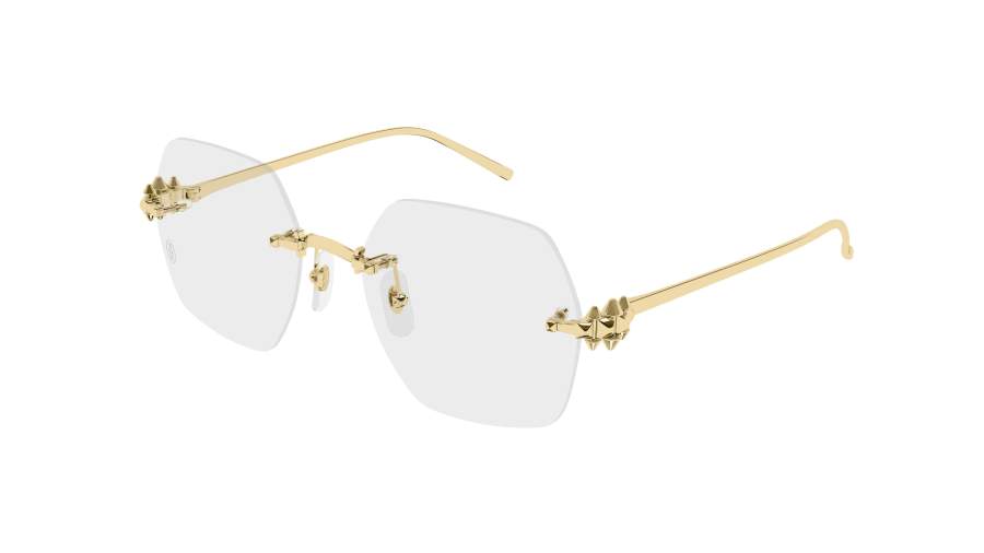 Eyeglasses Cartier Panthère de Cartier CT0494O 002 55-18 Silver