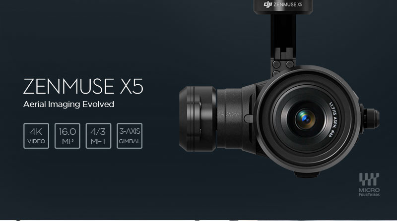 Inspire 1 Pro Drone includes Zenmuse X5 & lens & Case-Certified