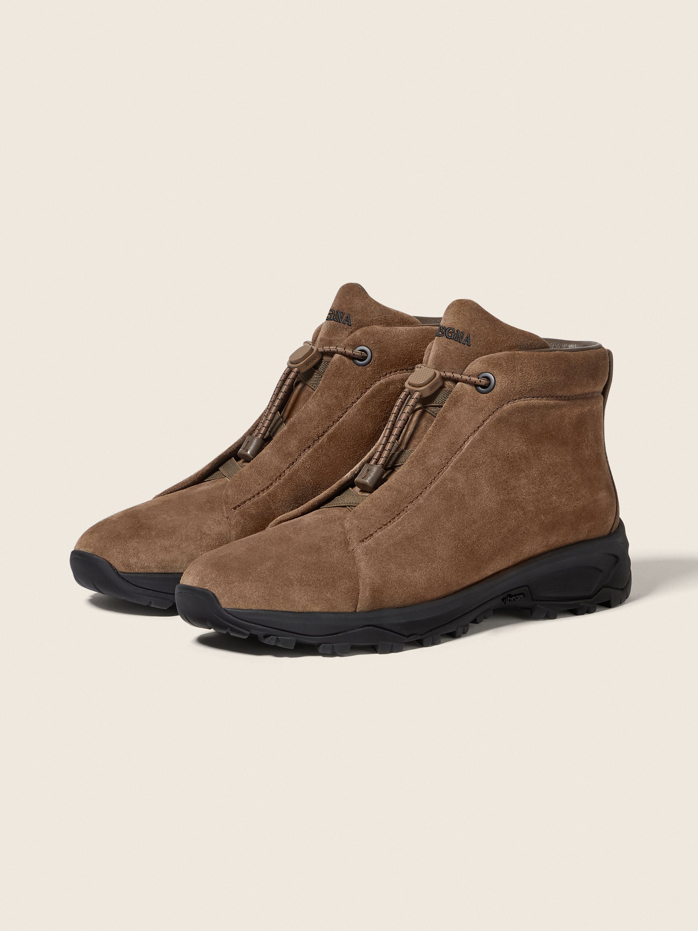 Brown Suede Triple Stitch™ Vetta Sneakers FW25 32146995 | Zegna LV