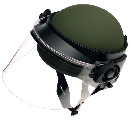 Item # 5800004, Tactical Face Shield, Model DK6-H.150S, Field