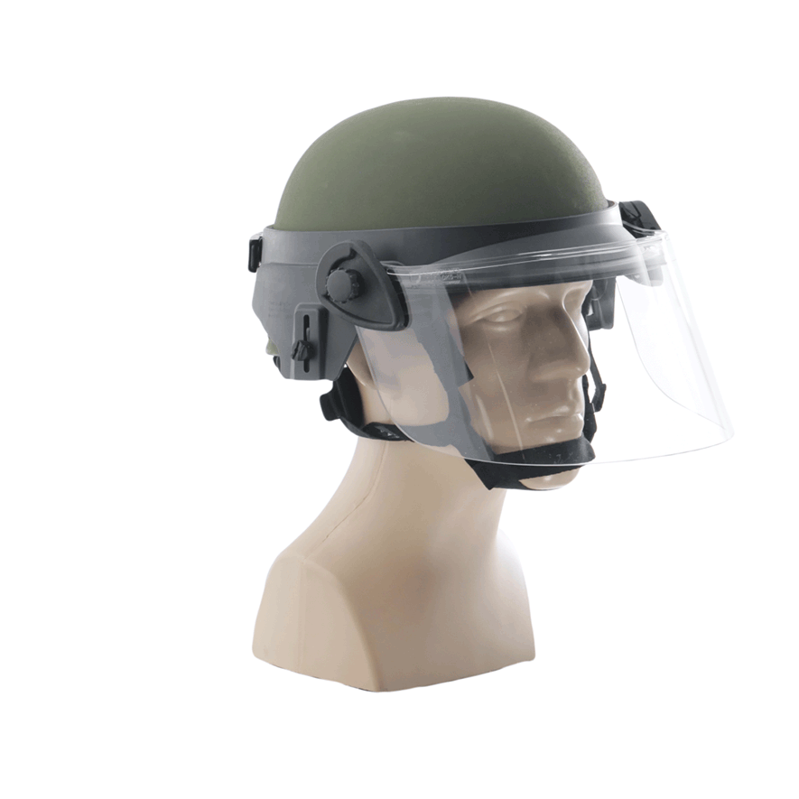 Item # 5800004, Tactical Face Shield, Model DK6-H.150S, Field