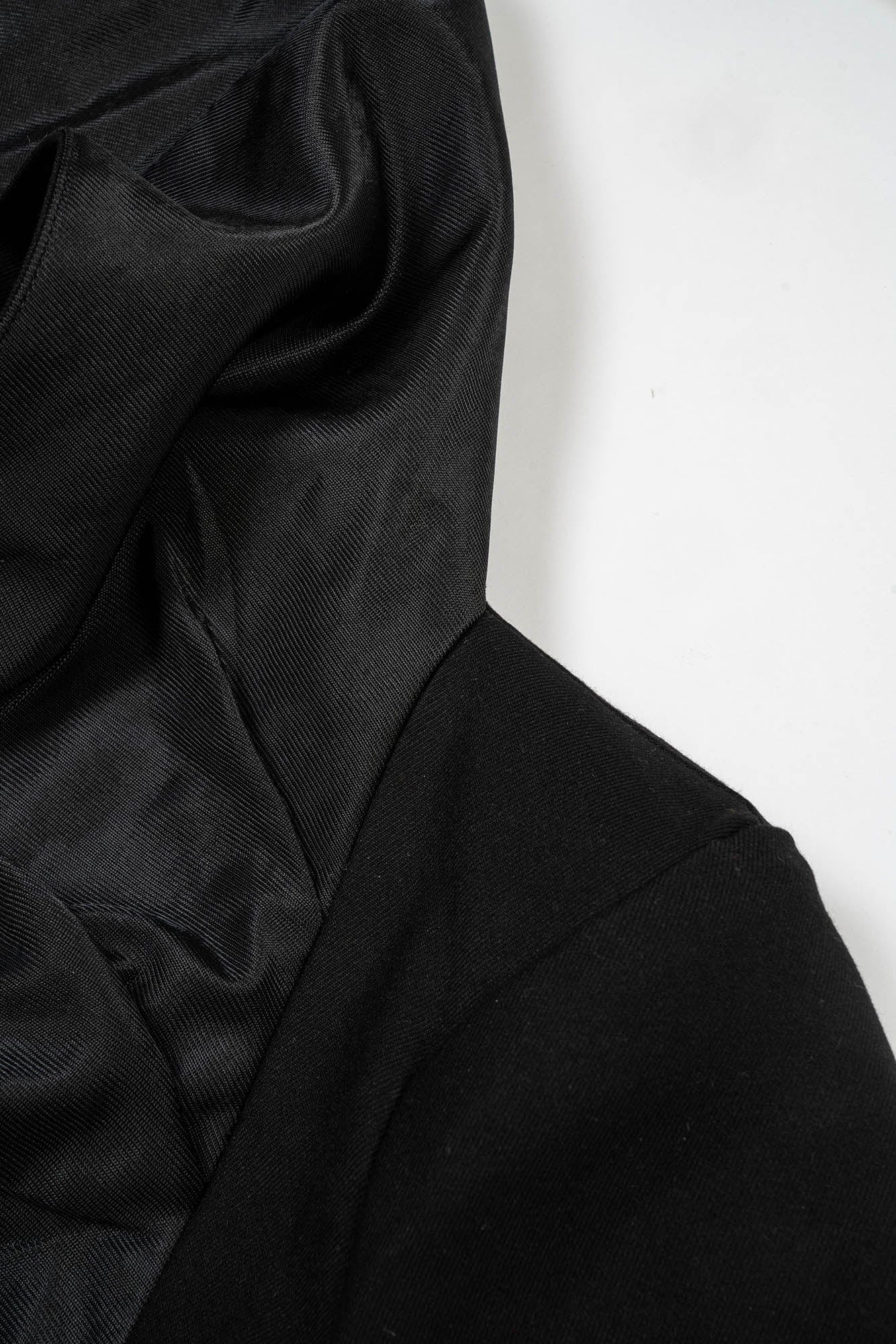 KADAKADA Crinkled Hooded Longline Trench Coat