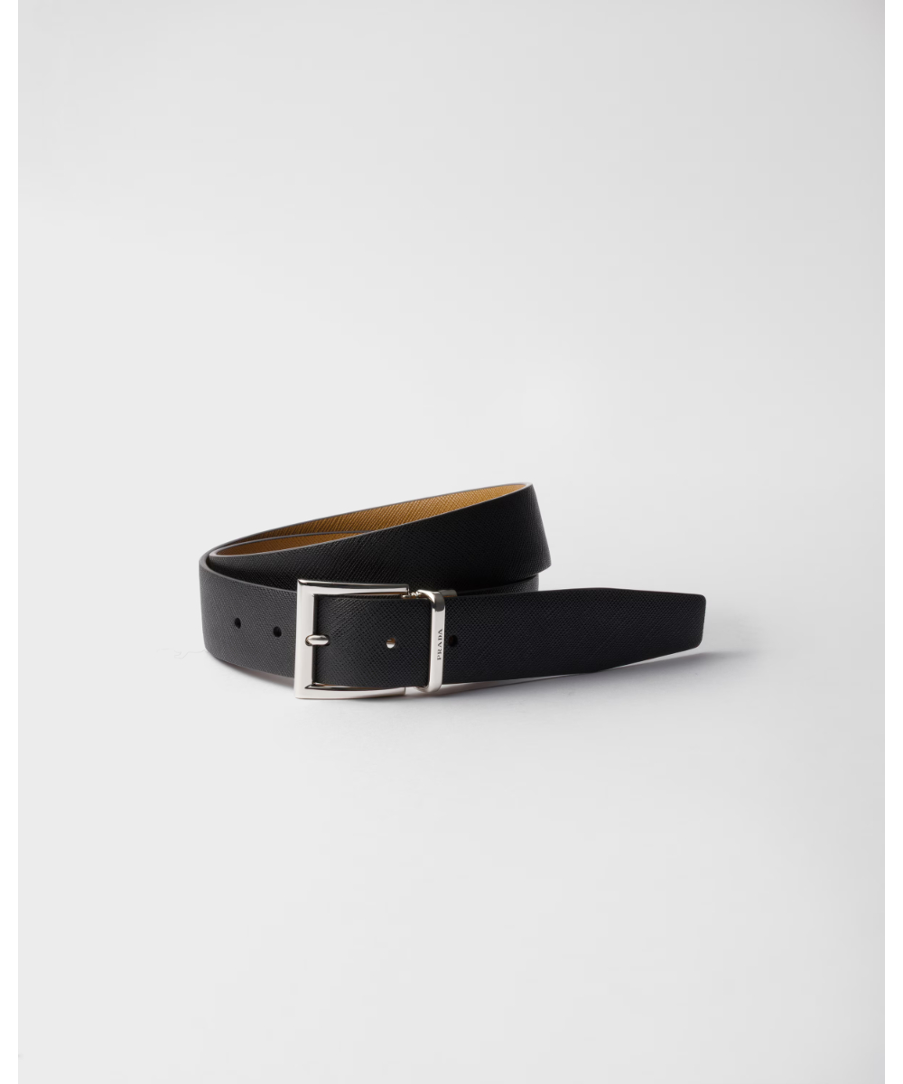 PRADA/プラダ_Men通販 | サフィアーノレザーリバーシブルベルト【送料