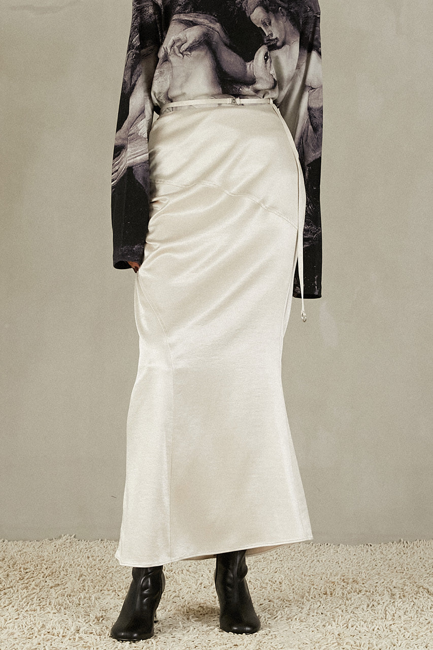 Satin Long Skirt - SALE