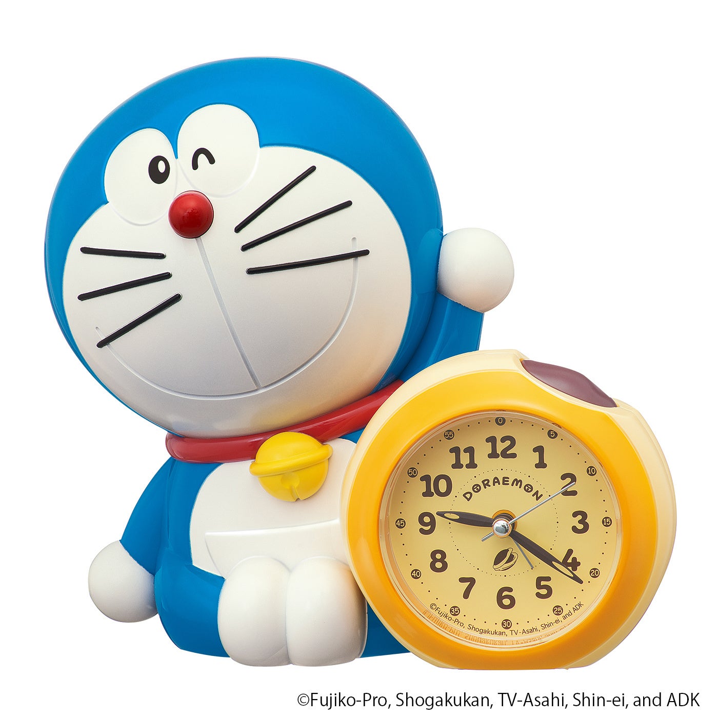 大好物のどら焼きが時計に!?ドラえもんのおしゃべり目ざまし時計を発売