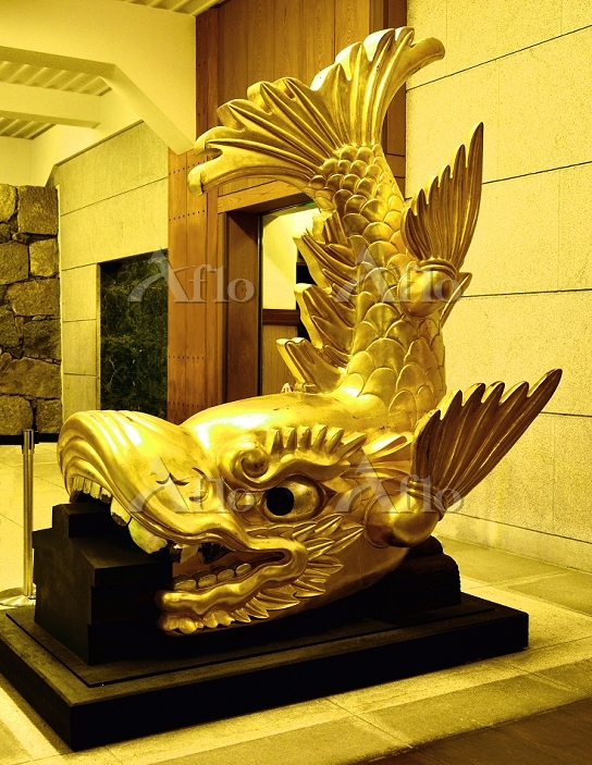 愛知県 名古屋城 金の鯱 [22989112]の写真素材 - アフロ