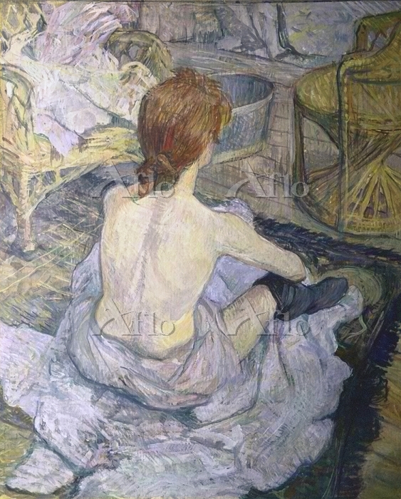 ロートレック 「赤毛の女（化粧する女）」 [22005951]のアート作品