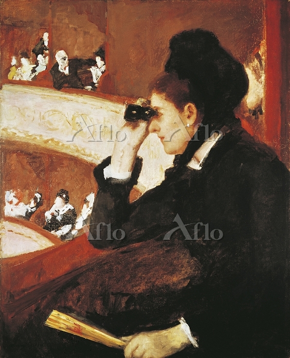 メアリー・カサット 「桟敷席にて」 [15879745]のアート作品 - アフロ