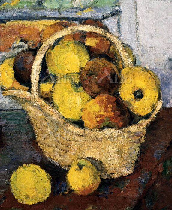 セザンヌ 「スープ入れのある静物」（部分） [1181515]のアート作品