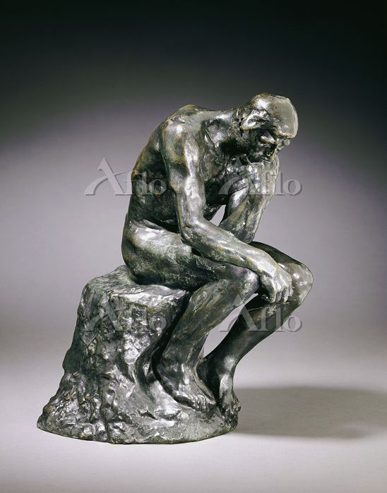 オーギュスト・ロダン 「考える人」 [21311410]のアート作品 - アフロ