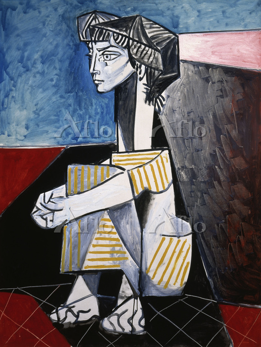 パブロ・ピカソ 「手を組み合わせるジャクリーヌの肖像」 [32572038]の