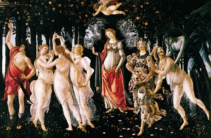 ボッティチェリ 「春（プリマヴェーラ）」 [4964687]のアート作品 - アフロ