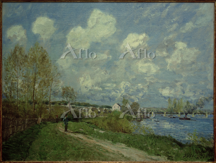 シスレー 「ブージヴァルの夏」 [52965851]のアート作品 - アフロ