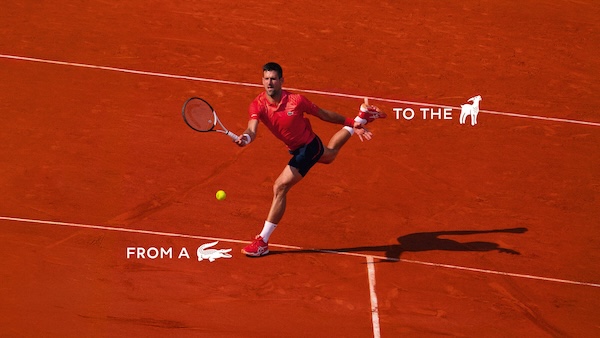 ラコステがロゴを変更！？ ジョコビッチの栄光を称え、名物のワニを別