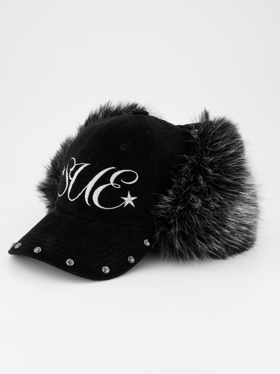 SETUP‐EXE】CORDUROY FUR EARFLAP CAP / 【セットアップエグゼ