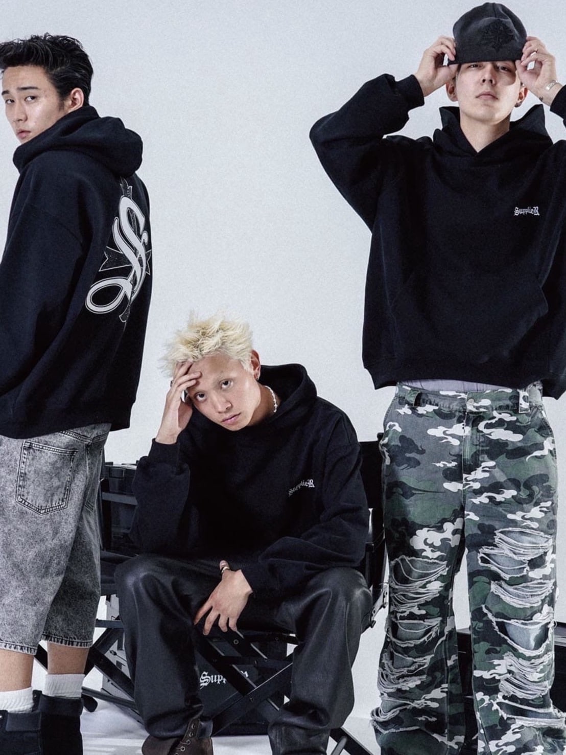 SUPPLIER】Boxy Fit Cross Logo Hoodie / 【サプライヤー】クロスロゴ