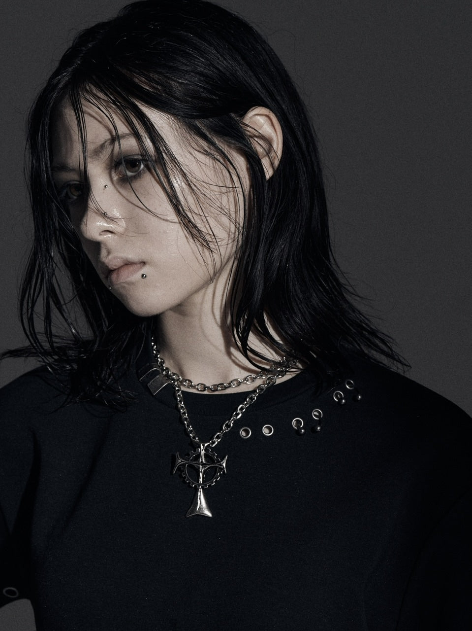 Rosen Kreuz】GUILTY CROSS LARGE NECKLACE – PRESSING WEB SHOP