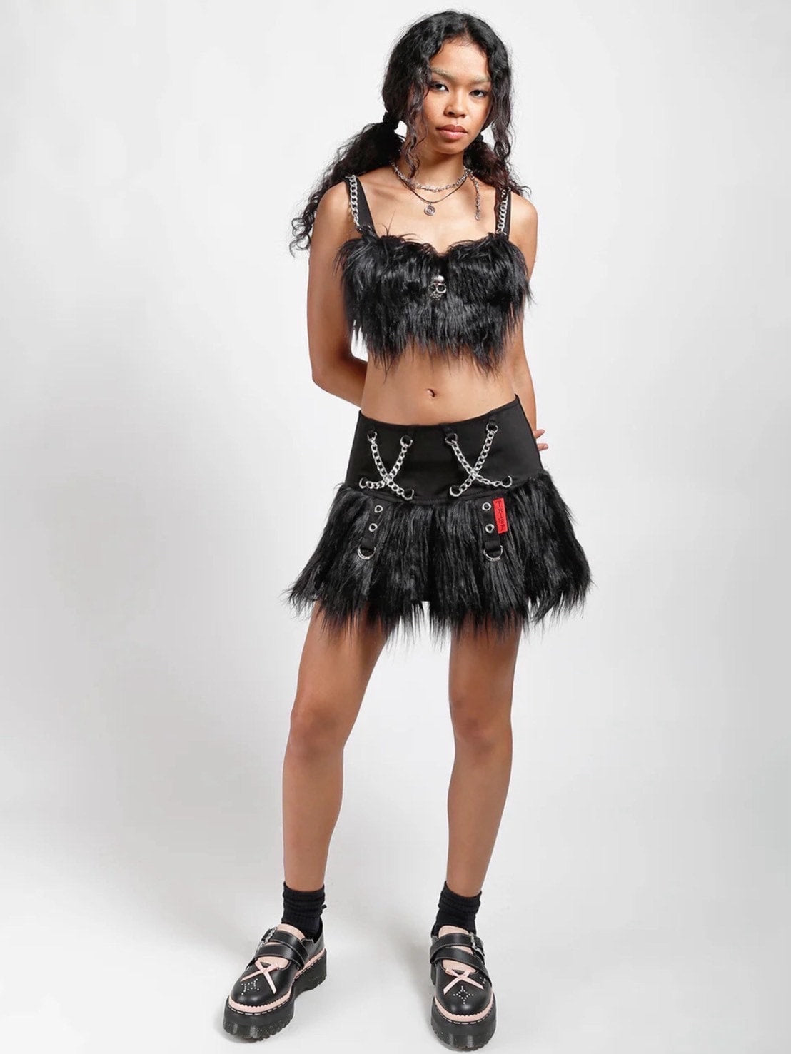 TRIPP nyc】FUR-TASTICS SKIRT[IO4660] / 【トリップ ニューヨーク