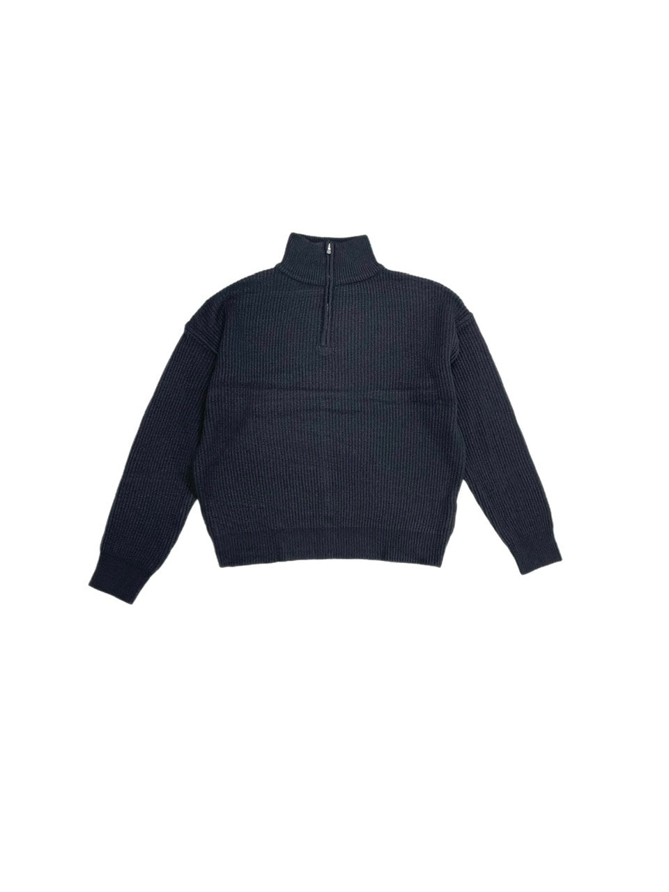 Chikashitsu +】half zip high neck knit (3color) / 【チカシツプラス