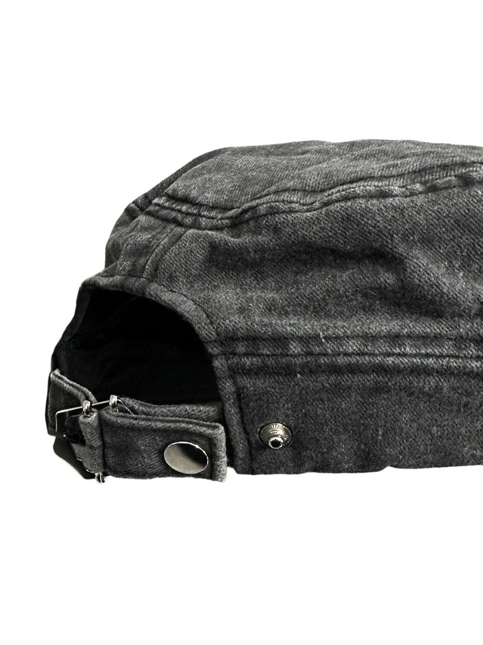 受注制【Never mind the XU】studs denim cap (2color) / 【ネバー