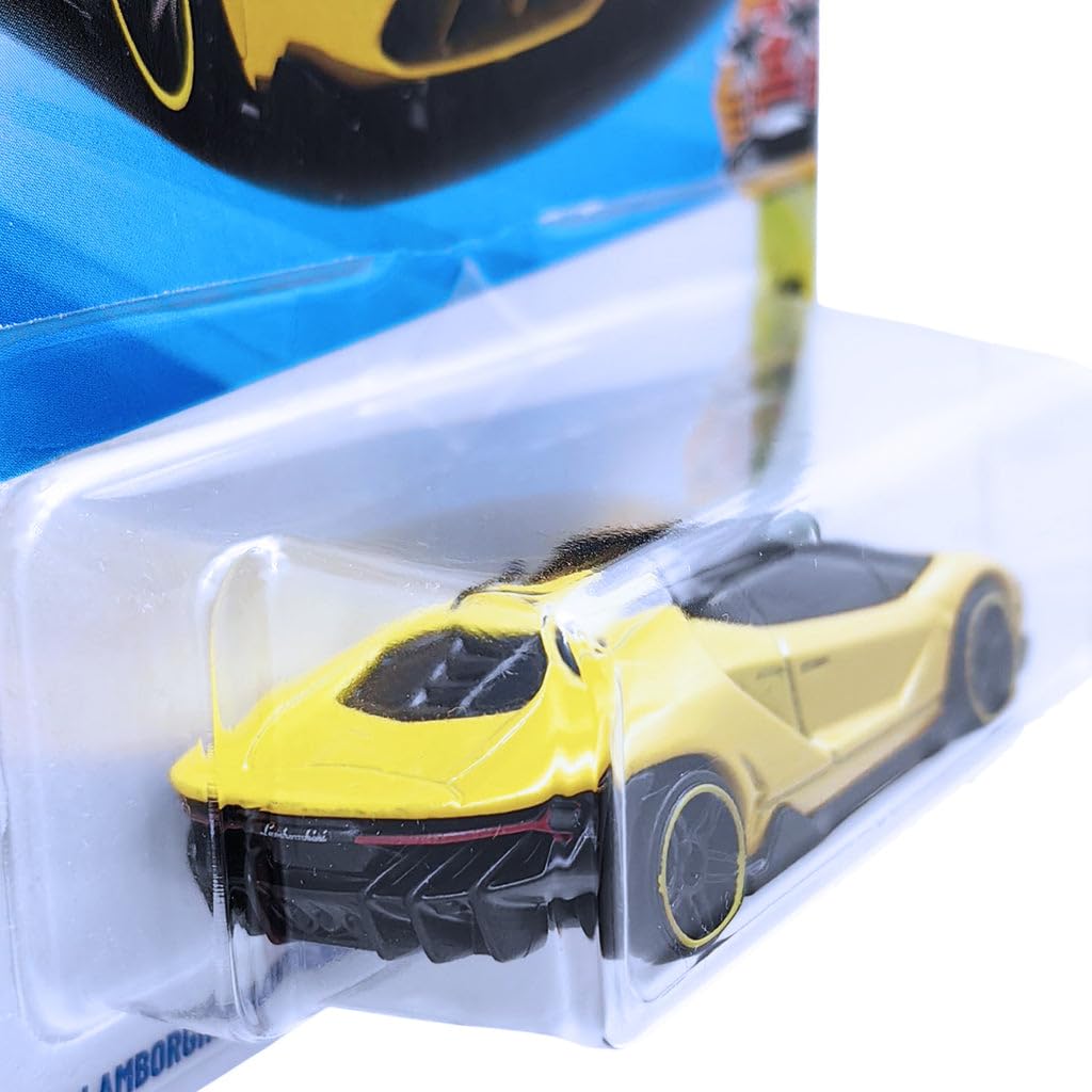 16 Lamborghini Centenario Roadster (Yellow) – Hot Wheels by Mattel