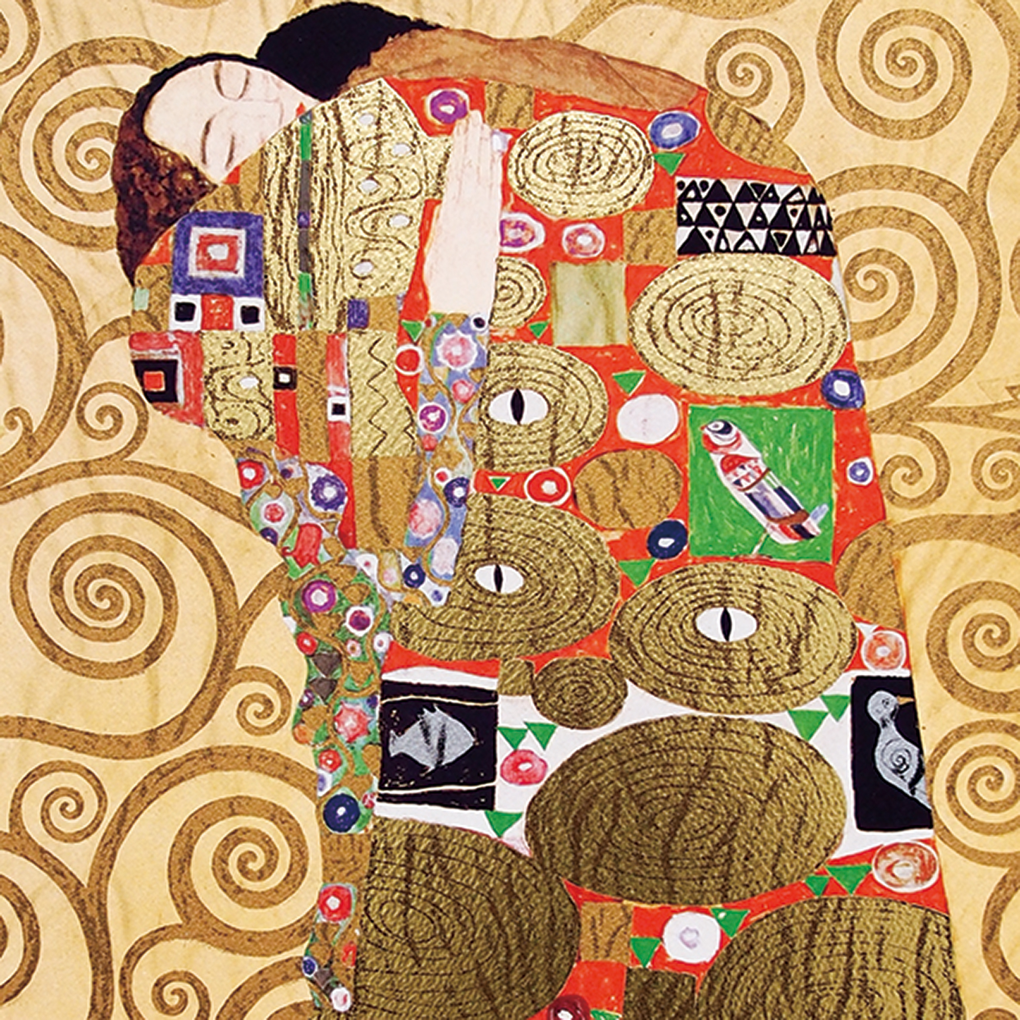 クリムト「抱擁」738×472mm｜油絵・写真・賞状など額縁の通販｜株式