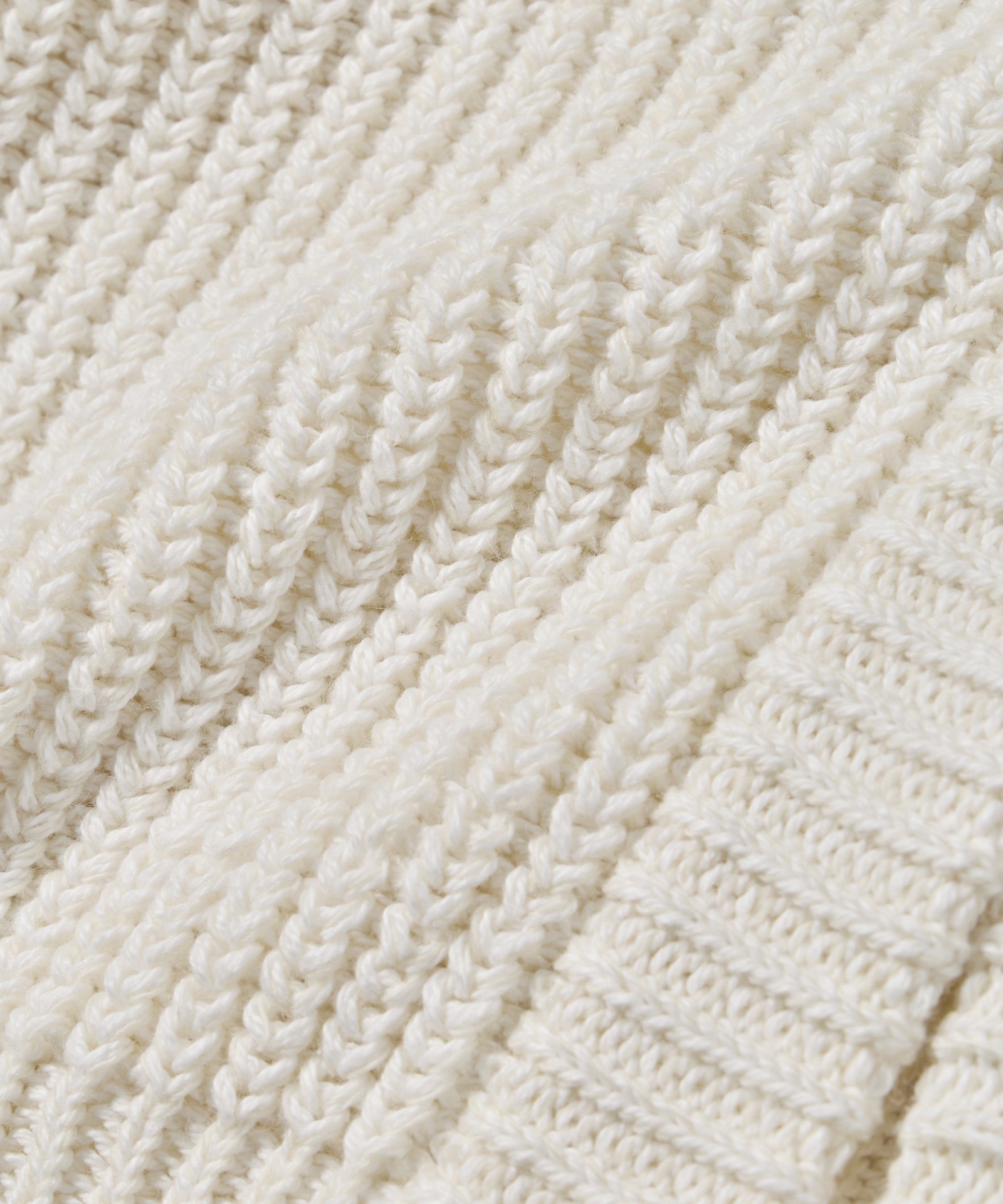 PRISTINEプリスティン ホワイト 2wayニットベスト 2way片畦ニット