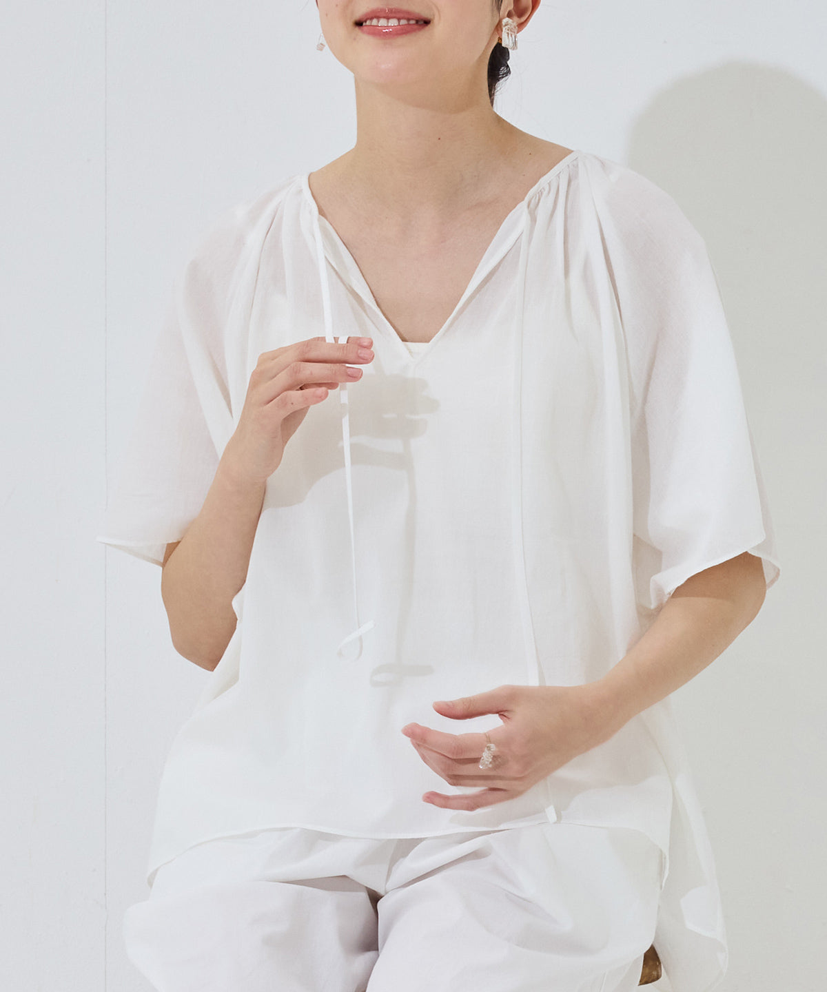 カルゼブラウス / オーガニックコットン – PRISTINE