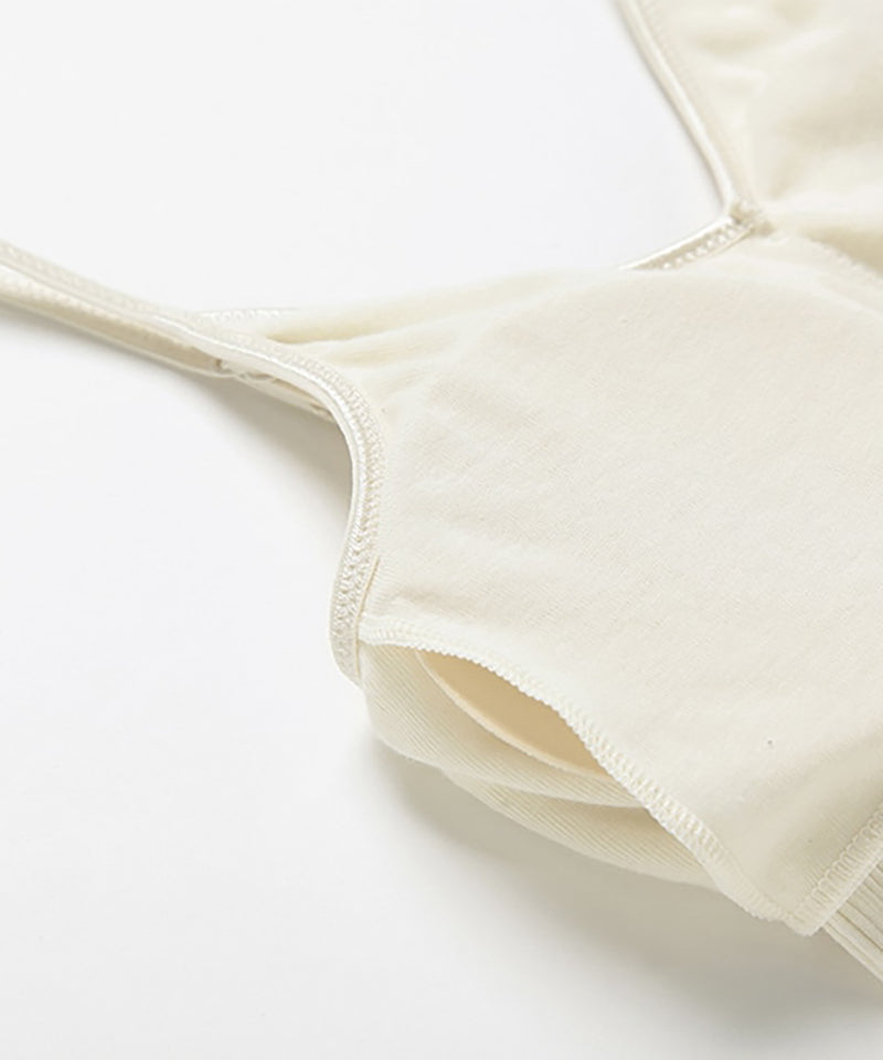 カップ付 テレコキャミソール / オーガニックコットン – PRISTINE