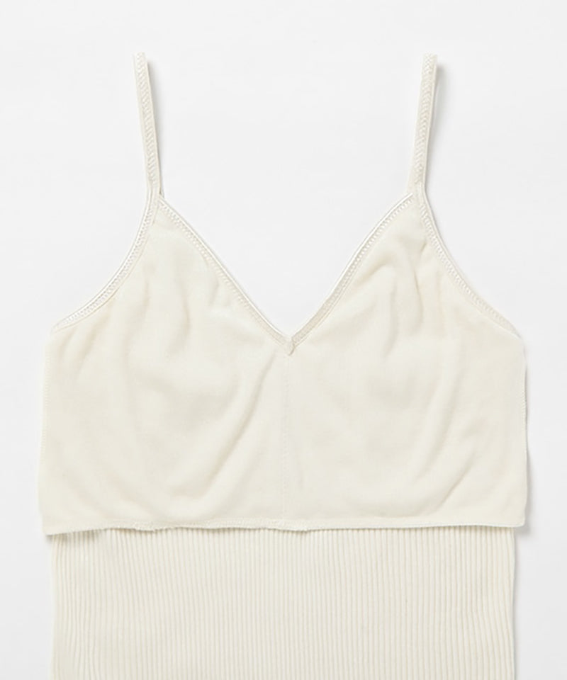 カップ付 テレコキャミソール / オーガニックコットン – PRISTINE